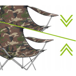 Scaun pliabil Trizand Panama (Camouflage) Thumb