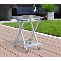 Scaun pliabil VidaXL 48184 (Silver)