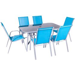 Scaun Villager Como 46998 (Cyan) Thumb