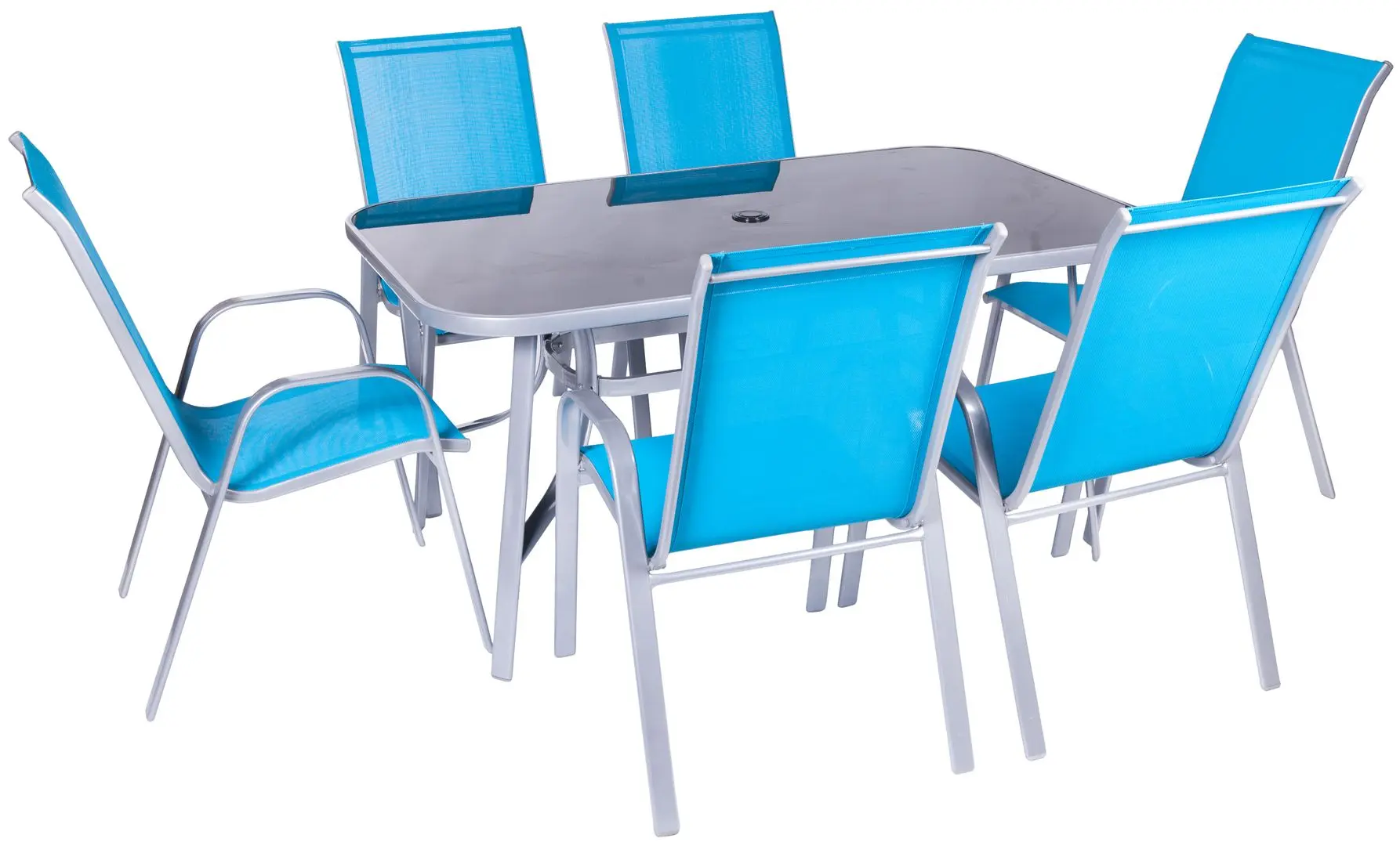 Scaun Villager Como 46998 (Cyan)