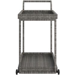 Carucior de servire VidaXL 316667 (Grey) Thumb