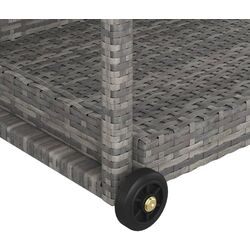 Carucior de servire VidaXL 316667 (Grey) Thumb
