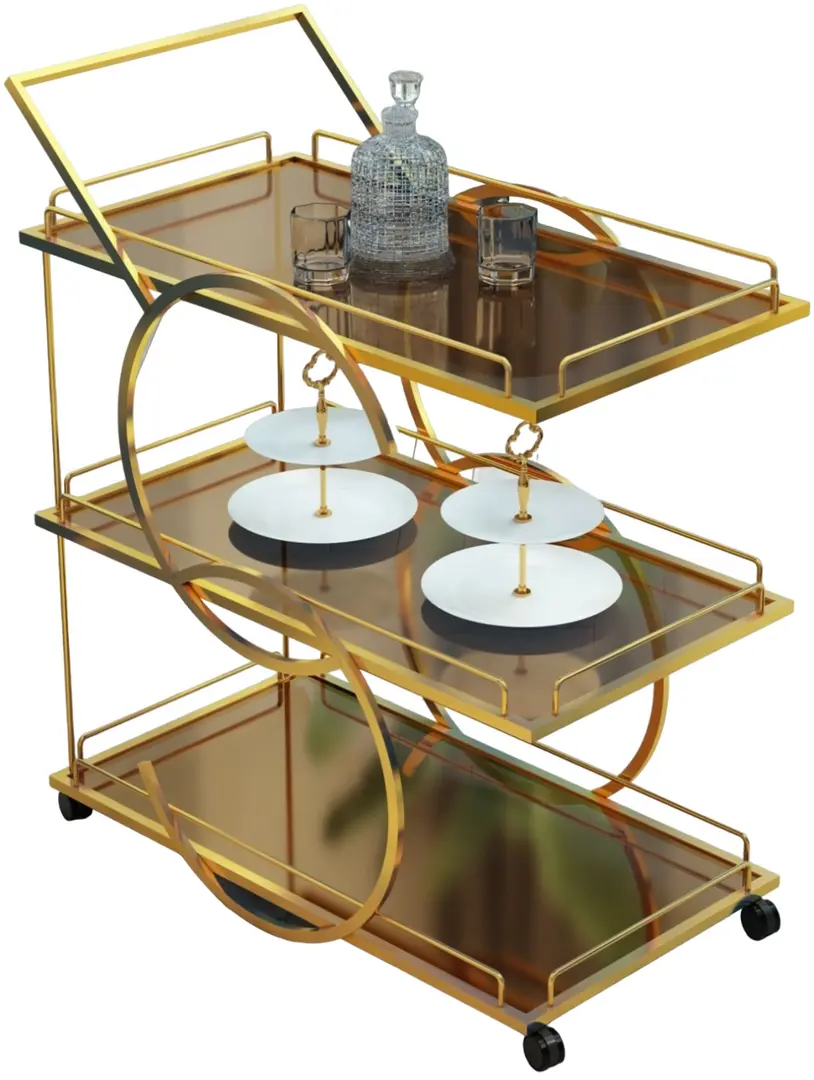 Сервировочная тележка Casa Moora IDMG2 (Gold)