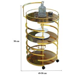 Сервировочная тележка Casa Moora IDMG3 (Gold) Thumb