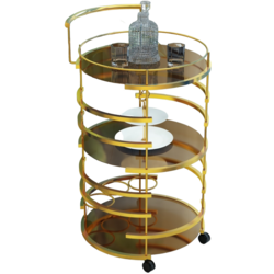 Сервировочная тележка Casa Moora IDMG3 (Gold) Thumb