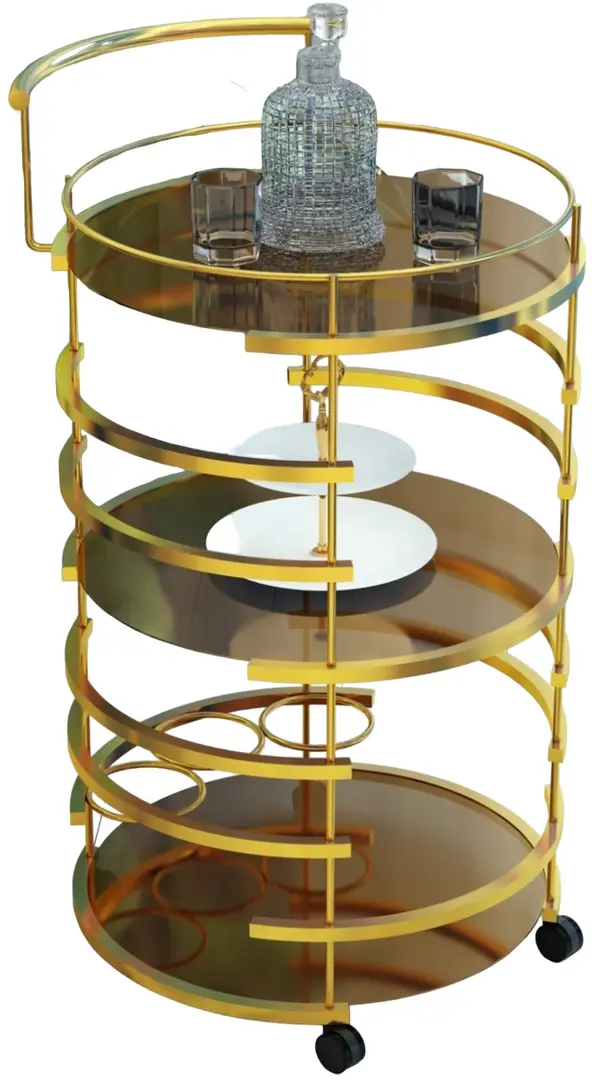 Сервировочная тележка Casa Moora IDMG3 (Gold)