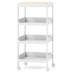 Carucior de servire Costway JV11020WH (White) Thumb