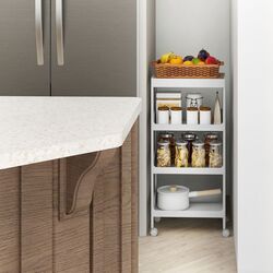 Carucior de servire Costway JV11020WH (White) Thumb