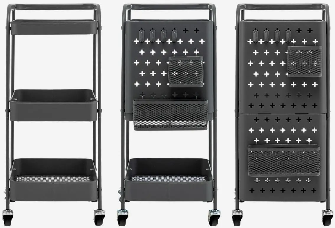 Carucior de servire Costway KC55044GR (Gray)