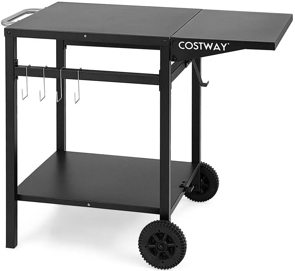 Carucior de servire Costway KC55107DK (Black)