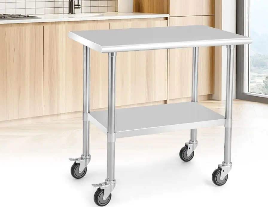 Сервировочная тележка Costway KC55607 (Silver)