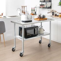 Carucior de servire Costway KC55608 (Silver)