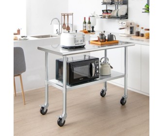 Carucior de servire Costway KC55608 (Silver)