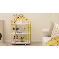 Carucior de servire Costway KC55617GD (Marble/Gold) Thumb