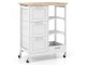 Carucior de servire Costway KC56181WH (White)