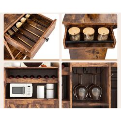 Carucior de servire Costway KC56670CF (Brown) Thumb