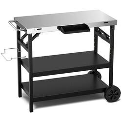 Carucior de servire Costway NP10812BK (Silver/Black) Thumb