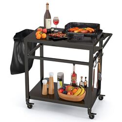 Carucior de servire Costway TH10058DK (Black) Thumb