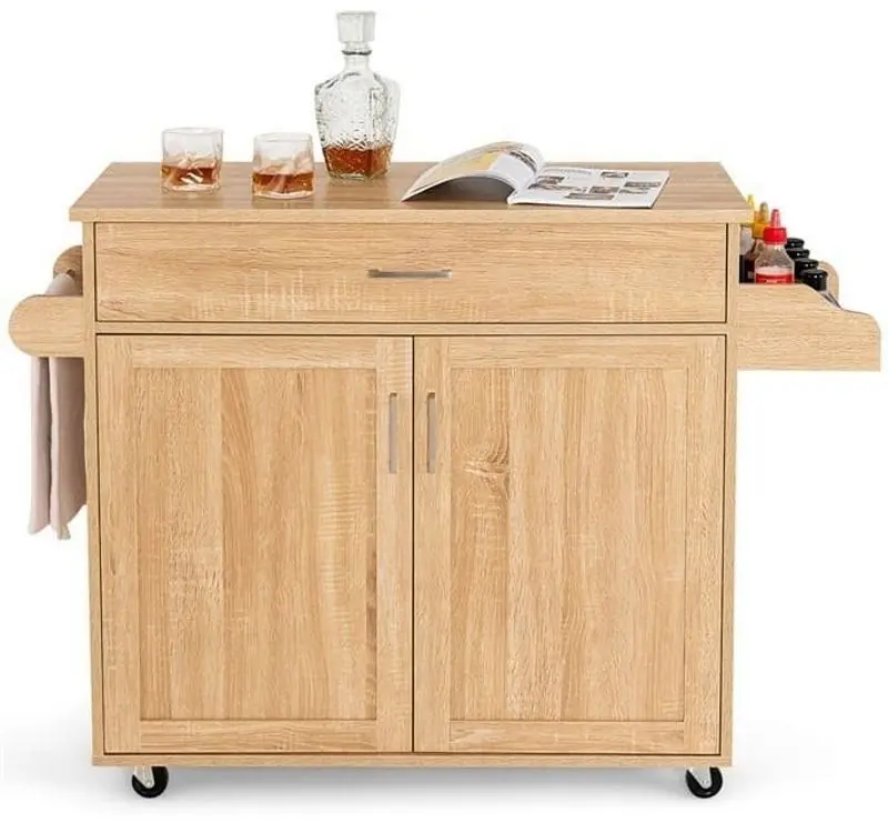 Dulap-carucior Costway KC51983NA (Wood)