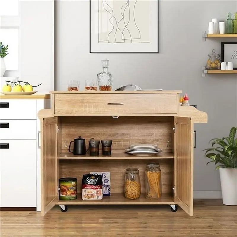 Dulap-carucior Costway KC51983NA (Wood)