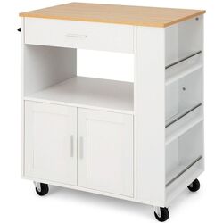 Шкафчик-тележка Costway KC55391WH (White) Thumb