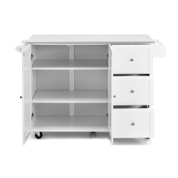 Шкафчик-тележка Costway KC55730WH (White) Thumb