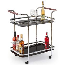 Сервировочная тележка Halmar Bar7 (Black/Chrome)