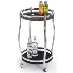 Masa de servit Halmar Bar8 (Black/Chrome)
