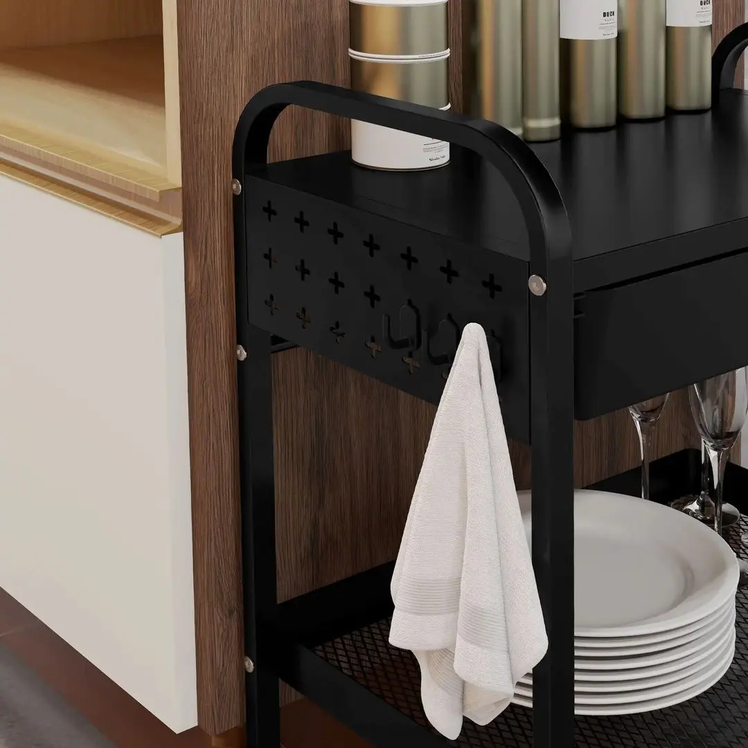 Carucior de servire Homcom 850-276V00BK (Black)