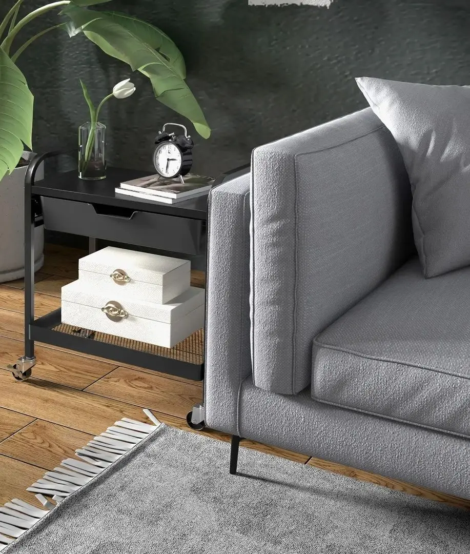 Carucior de servire Homcom 850-276V00BK (Black)