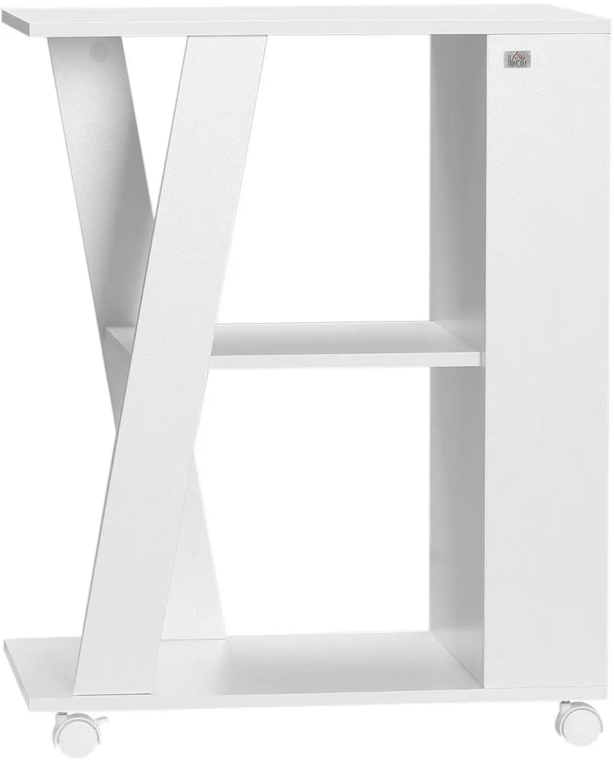Сервировочный столик Homcom 801-292V00WT 60x38x77 cm (White)