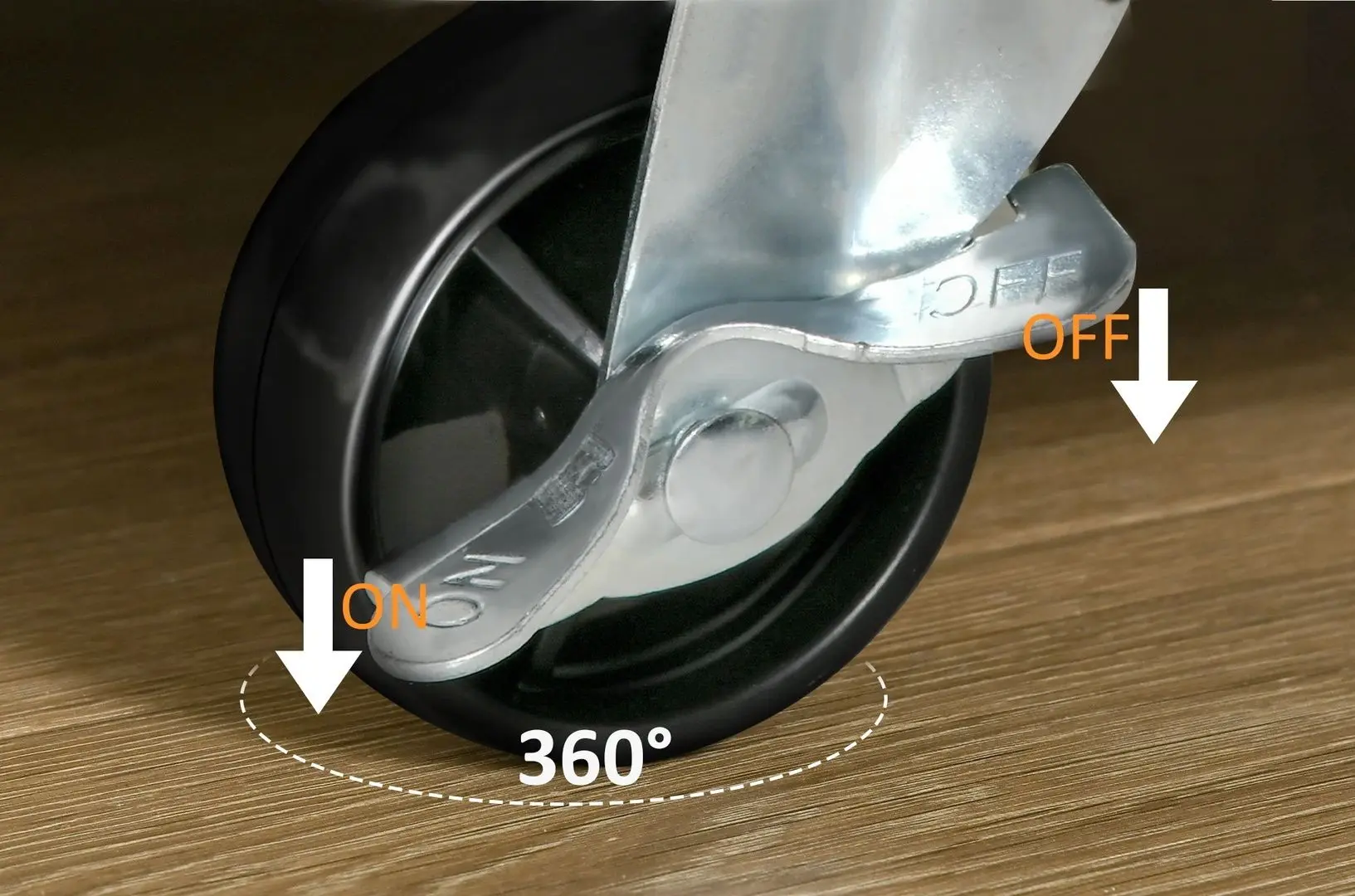 Dulap-carucior Homcom 801-163 89x45x89 cm (White/Oak)