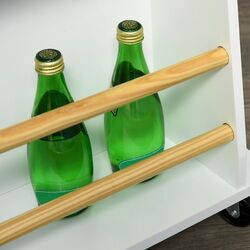 Dulap-carucior Homcom 801-163 89x45x89 cm (White/Oak) Thumb