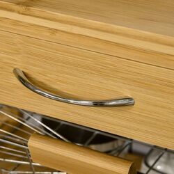 Шкафчик-тележка Homcom 801-234 66x36x79 cm (Natural Oak) Thumb