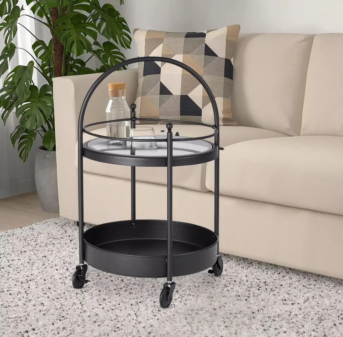 Carucior de servire Ikea Frosjon 55x35 (Negru)