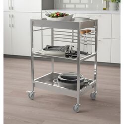 Carucior de servire Ikea Kungsfors 60x40 (Inox)