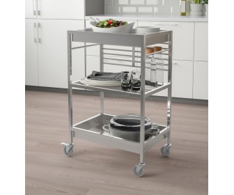 Carucior de servire Ikea Kungsfors 60x40 (Inox)