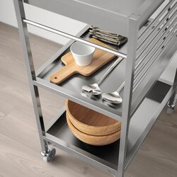 Carucior de servire Ikea Kungsfors 60x40 (Inox) Thumb