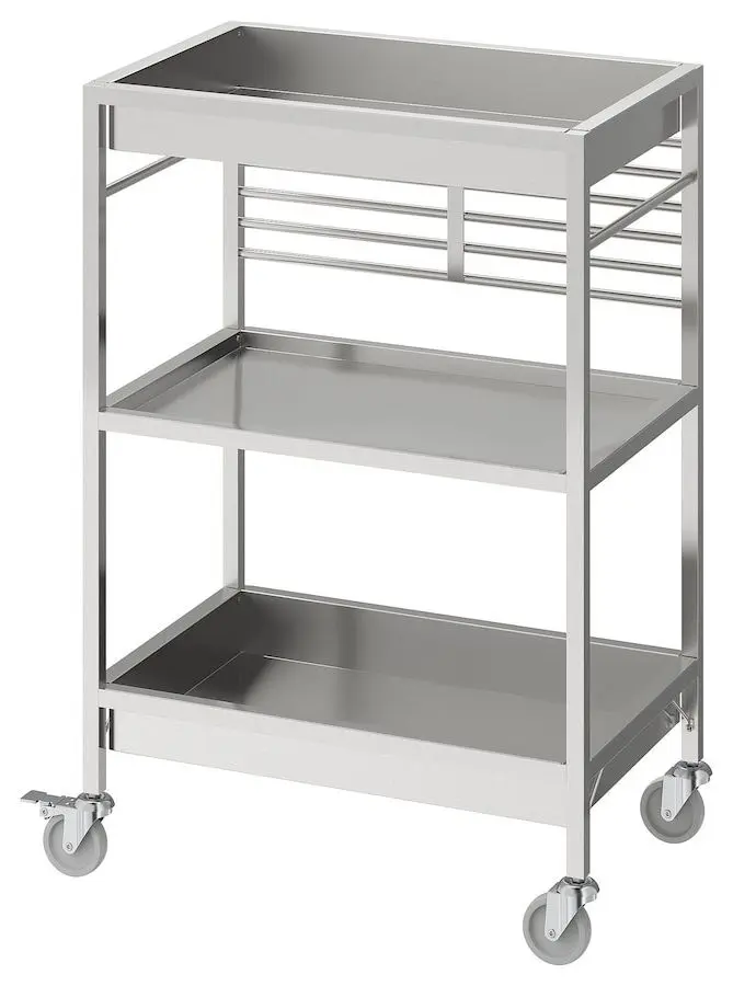 Carucior de servire Ikea Kungsfors 60x40 (Inox)
