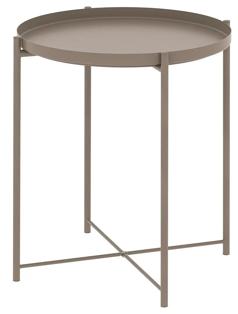 Masa servit Ikea Gladom 45x53 (Gri Inchis-Bej)