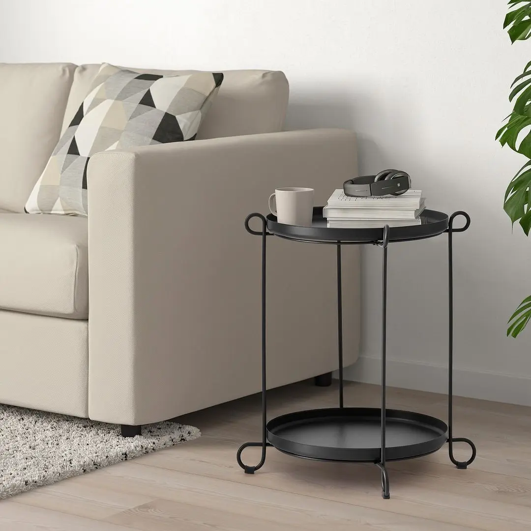 Masa servit Ikea Livelycke 50cm (Negru)