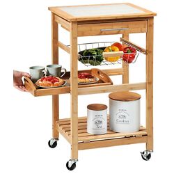 Carucior de servire Kesper 25776 (Bamboo) Thumb