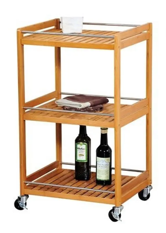 Carucior de servire Kesper 25795 (Bamboo) - 2