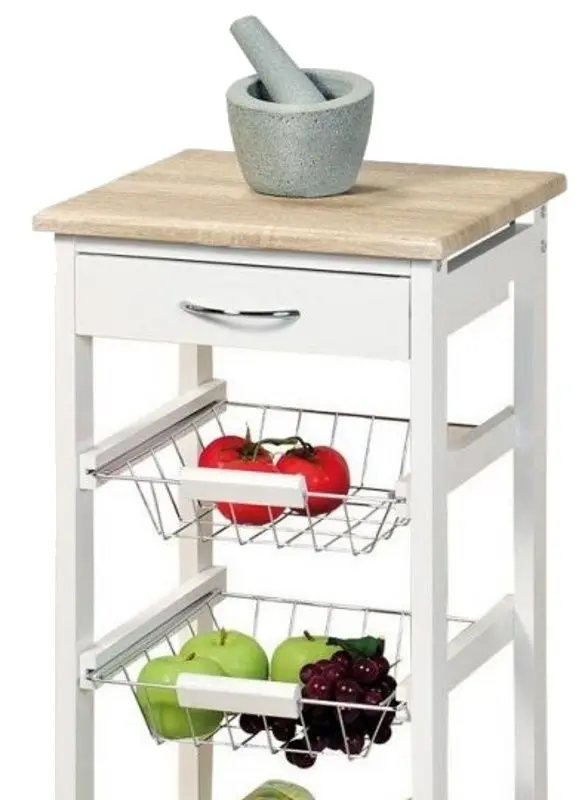 Сервировочная тележка Kesper 25814 (White) - 3