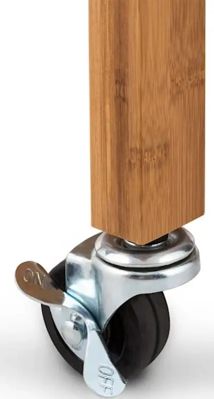Carucior de servire Klarstein Tennessee (Natural/Black) - 5