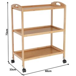 Masa de servit Tempo Kondela Marsel (Natural) Thumb