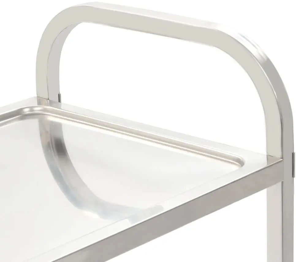 Carucior de servire VidaXL 50915 (Silver)