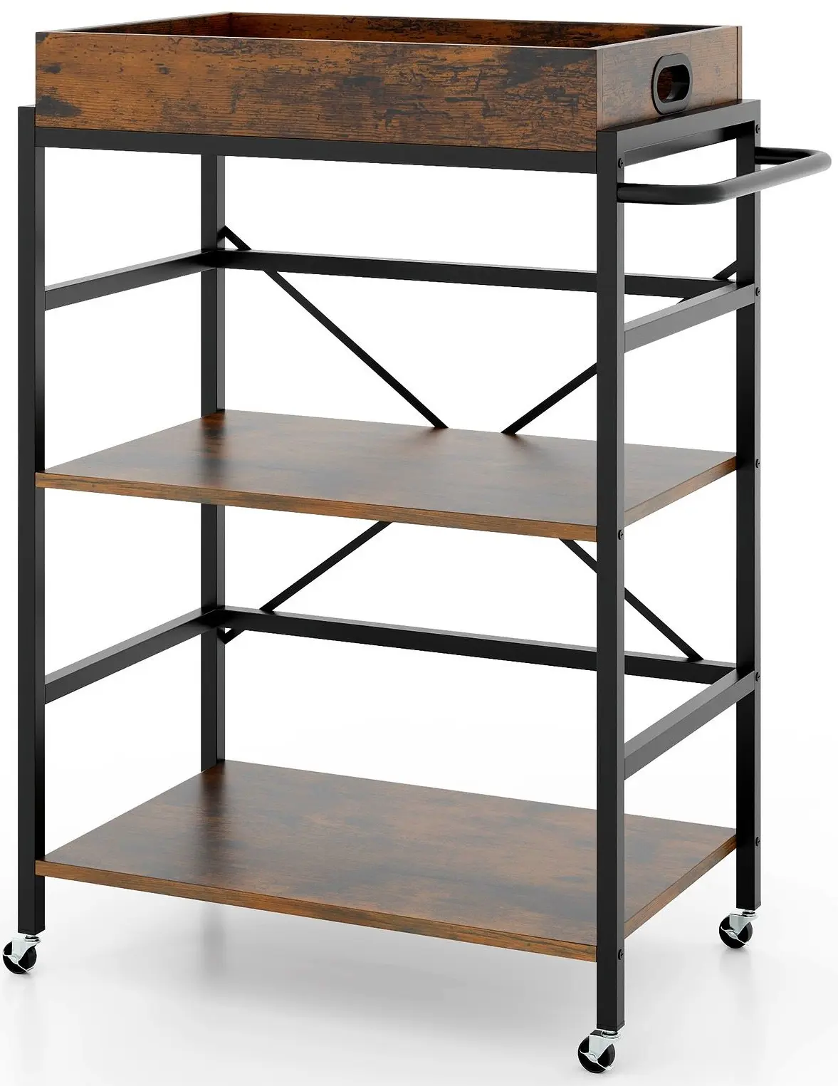 Сервировочная тележка Costway KC56974CF (Brown)