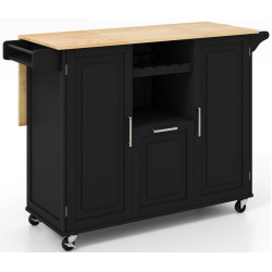 Dulap-carucior Costway KC57824BK (Black) Thumb