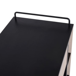 Сервировочная тележка Homcom 801-077 (Oak/Black) Thumb